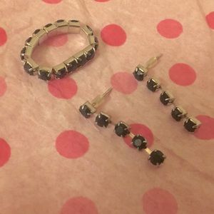 Matching Earrings and Ring Set